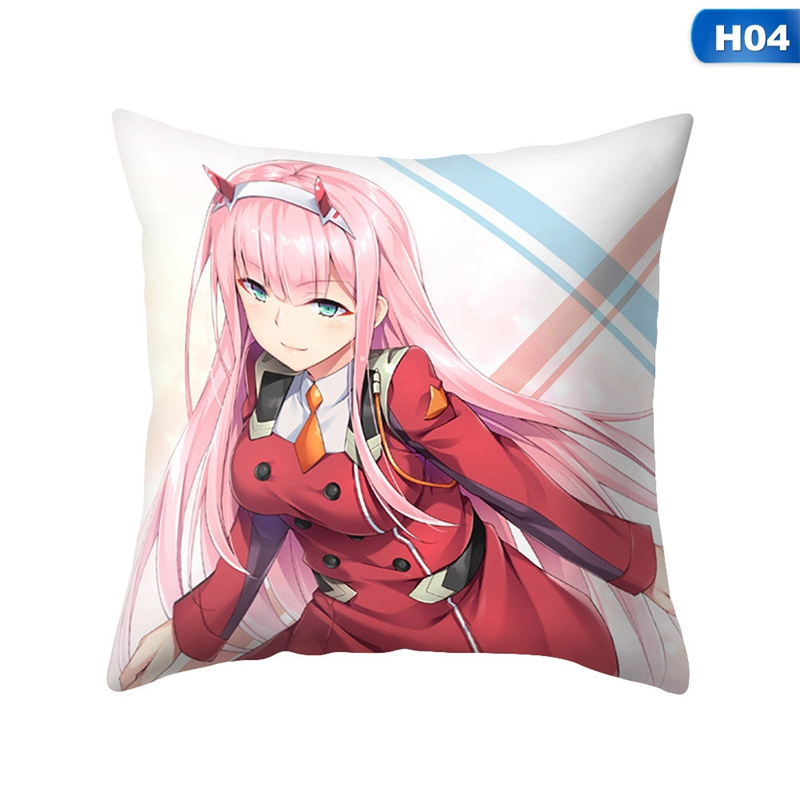 Vỏ Gối Họa Tiết Hoạt Hình Darling In The Franxx Zero Two Otaku Dakimakura