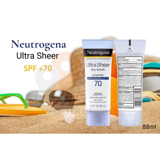 Kem chống nắng neutrogena ultra sheer - usa - 88ml - 70+