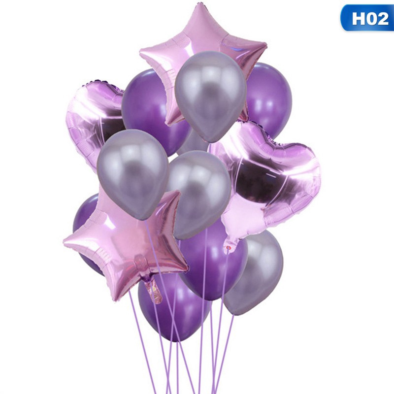 Set 15 bong bóng trang trí tiệc sinh nhật