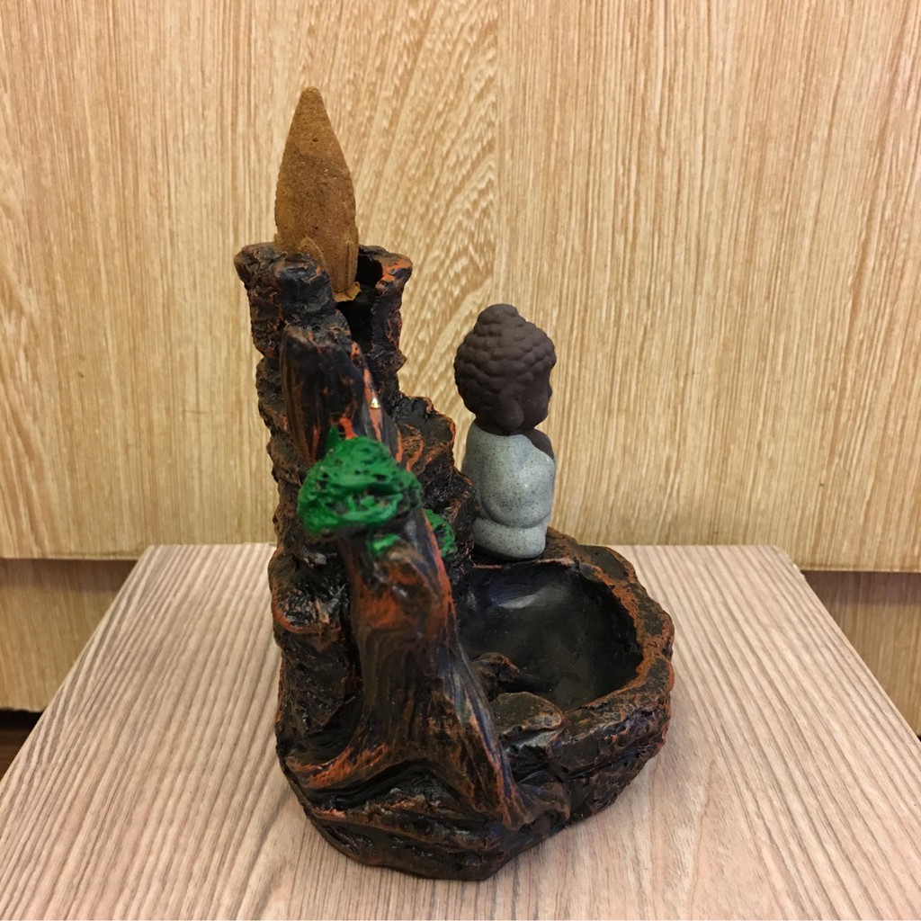 Thác khói trầm hương tặng 1 nụ trầm thác sư tiểu tọa thiền TKSP_48
