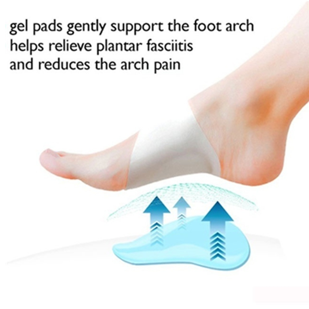 [Hàng mới về] Miếng lót giày bằng gel hỗ trợ giảm đau bàn chân hiệu quả