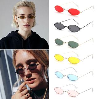Kính Mát Gọng Oval Nhỏ Phong Cách Retro