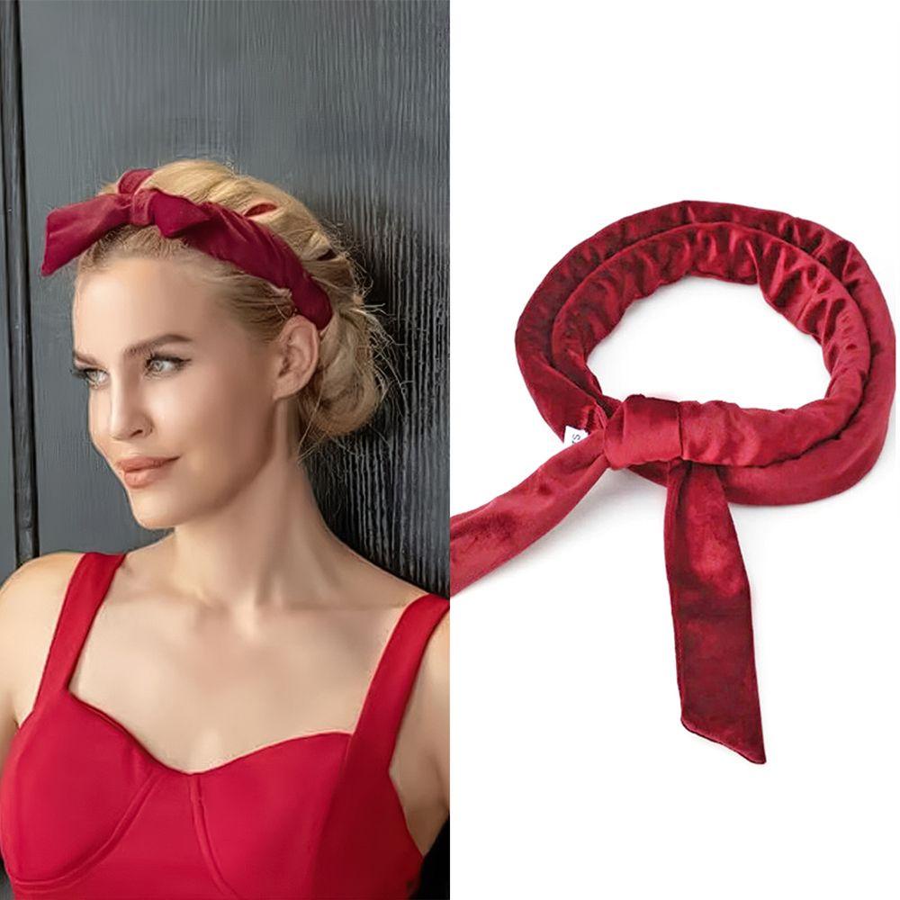 Dây Buộc Tóc Thắt Nơ Thanh Lịch Không Dùng Nhiệt