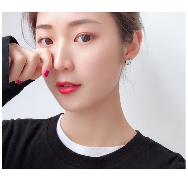 Bông tai gấu trúc dễ thương sản phẩm giống hình