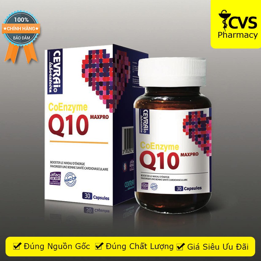 Coenzyme Q10 Maxpro - Viên Uống Hỗ Trợ Giảm Quá Trình Lão Hóa Tim Mạch - cvspharmacy