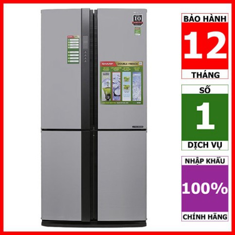 SJ-FX631V-SL | SJ-FX630V-ST | SJ-FX630V-BE | Tủ lạnh 4 cửa Sharp Inverter 626 lít (Hàng chính hãng, bảo hành 12 tháng)