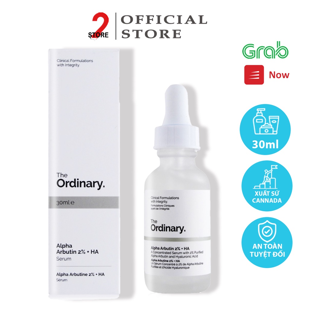 The Ordinary👉Serum Ordinary Tinh Chất Tẩy Da Chết, Dưỡng Ẩm Chuyên Sâu Hyaluronic 2% + B5