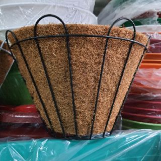 Chậu ốp tường sơ dừa size lớn 30cm