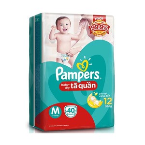 BỈM QUẦN PAMPER SZ M XANH