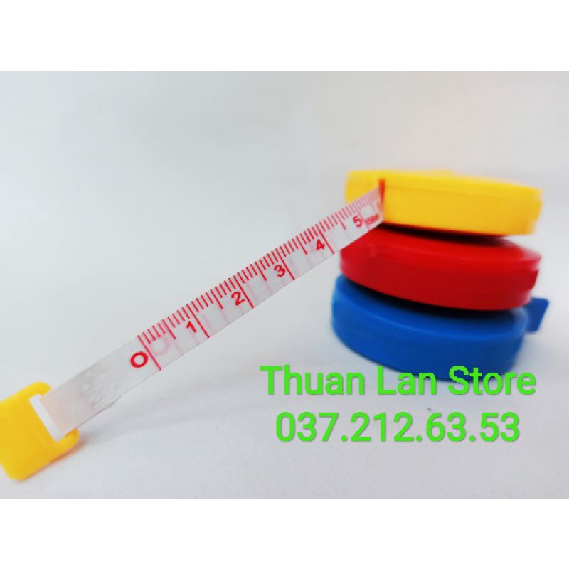 Set 3c Thước Cuộn Mini Dài 150cm Bỏ Túi Siêu Tiện Lợi