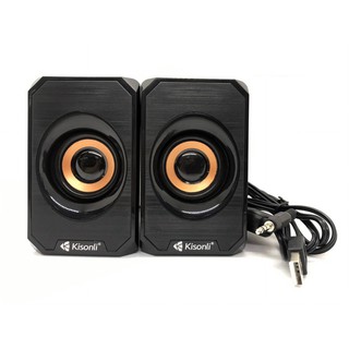 Loa vi tính 2.0 Kisonli KS-04 nhỏ gọn (Màu ngẫu nhiên)