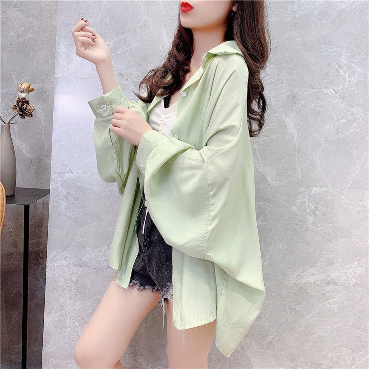 Áo Khoác Chống Nắng Dáng Rộng Thời Trang Mùa Hè Phong Cách Phương Tây 2022 Cho Nữ