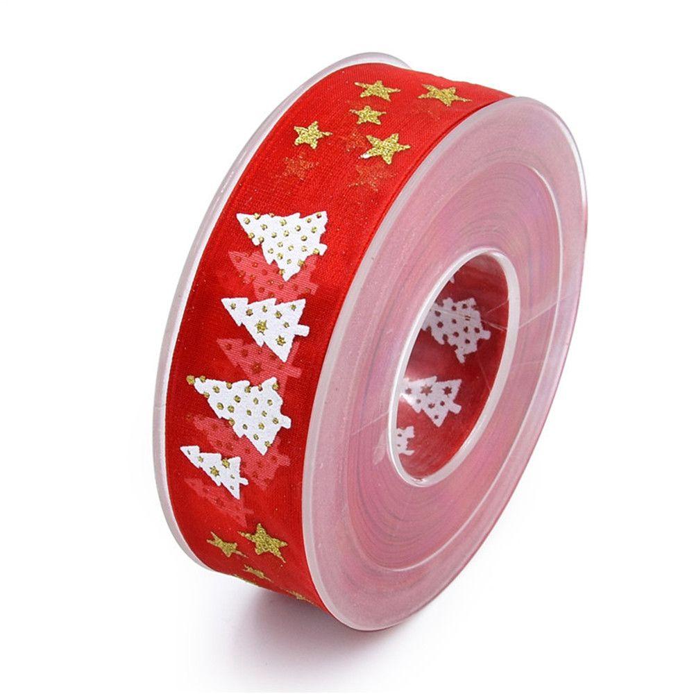 Cuộn Dây Ruy Băng Trang Trí Giáng Sinh 5 / 10M 25mm