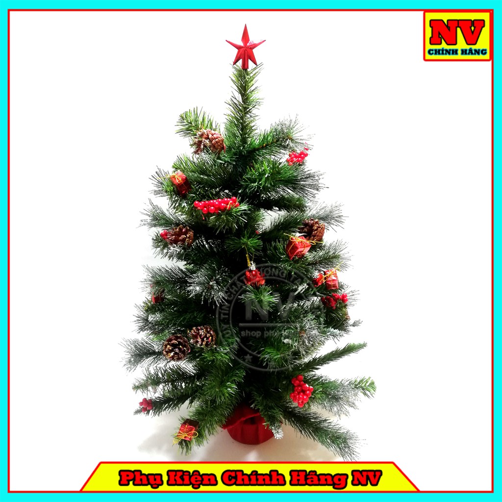 Cây Thông Noel Phủ Tuyết Đế Bọc Vải