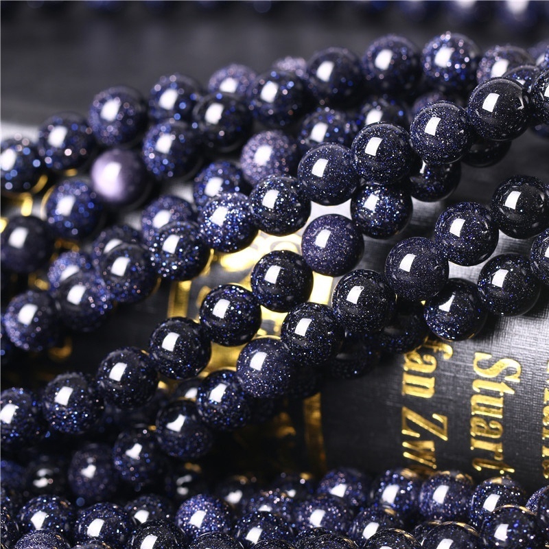 Chuỗi Hạt Đá Tự Nhiên 4mm 6mm 8mm Dùng Làm Trang Sức Thủ Công