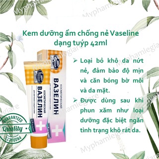 Vaseline nga chính hãng, vaselin dưỡng ẩm mềm môi dưỡng da toàn thân hiệu quả