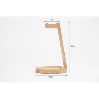 Giá đỡ tai nghe Hyperwork Beamed (Gỗ Tần Bì - Màu Vàng)