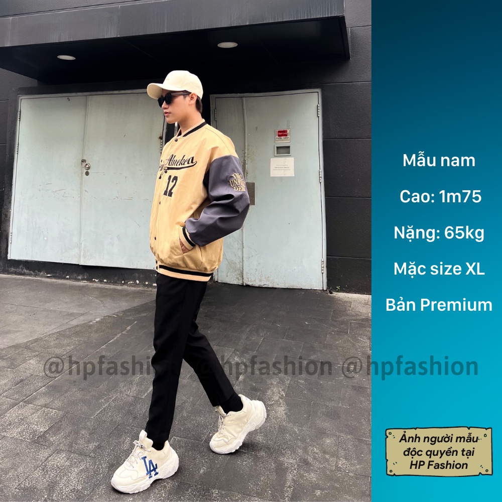 Áo bomber Varsity Jacket form rộng Faic 1996 vải dù cao cấp ❤️ Áo khoác bóng chày dáng Unisex nam nữ D11 - Happy Style