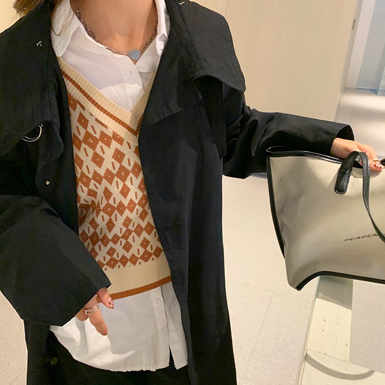 [SẴN] Áo gile len nữ Ulzzang Quảng Châu AGL10 | BigBuy360 - bigbuy360.vn