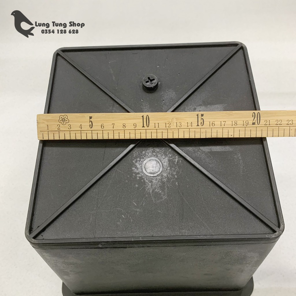 Chậu vuông nhiều màu - trồng cây nuôi cá