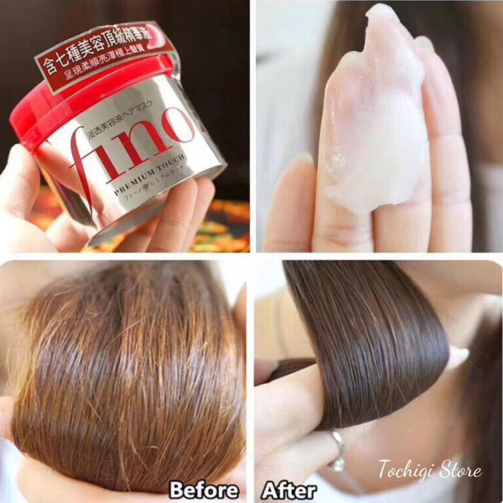 Kem ủ Fino Shiseido Premium Touch 230g tóc suôn mượt hàng Nhật nội địa Like Tokyo