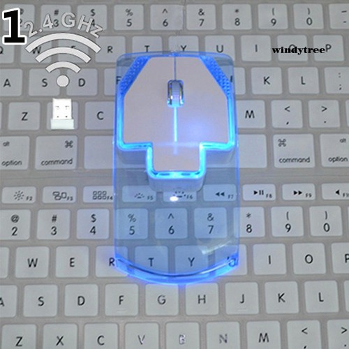 Chuột Quang Không Dây 2.4GHz Trong Suốt Siêu Độc Đáo