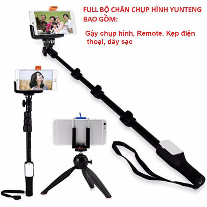 Gậy Chụp Ảnh Blutooth Yunteng 1288 - Gậy Chụp Ảnh Chống Rung Tốt | BigBuy360 - bigbuy360.vn