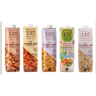 Combo 5 hộp Sữa hạt Đủ Loại 137 Degrees 1000ML