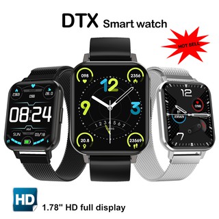 DTX Smart Watch DIY Watch Faces Big Battery Capacity Heart Rate Monitor Smartwatches For IOS Android