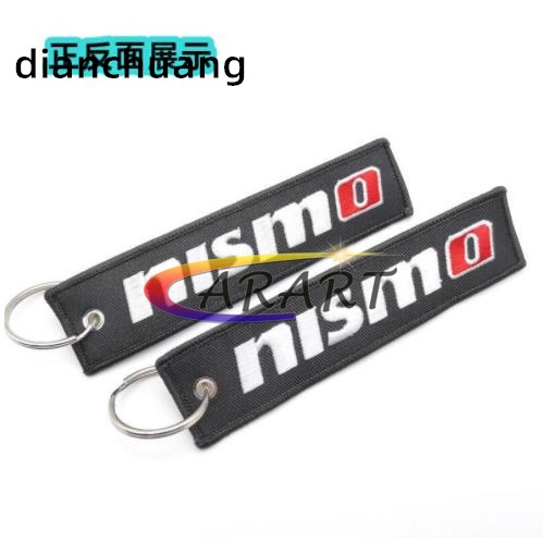 Nismo GTR Phong Cách Dài Móc Khóa Dây Đeo Cổ Tự Động Tái Trang Bị Đua Chìa Khóa ID Giá Đỡ Vòng Điện Thoại Di Động Cho Xe Nissan Loại Cho 1 Chiếc