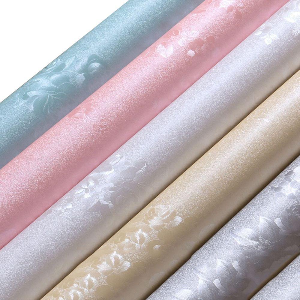 Giấy Dán Tường Họa Tiết Hoa Hồng 3D Sang Trọng Chống Nước Trang Trí Phòng Ngủ