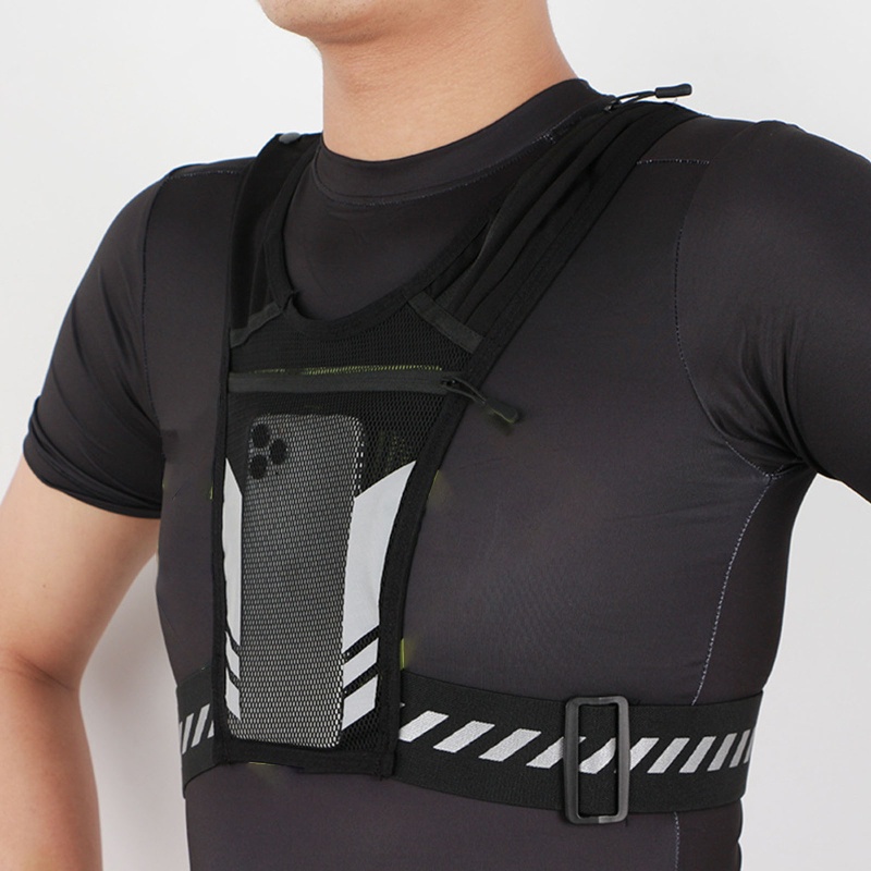 Áo Vest Phản Quang Kèm Giá Đỡ Điện Thoại An Toàn Cho Bé