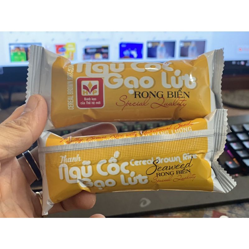 Thanh Cơm Gạo Lứt Ngũ Cốc Chà Bông , Ngũ Cốc Rong Biển , Thơm Ngon Bổ Dưỡng , Hỗ Trợ Giảm Cân [Auth]