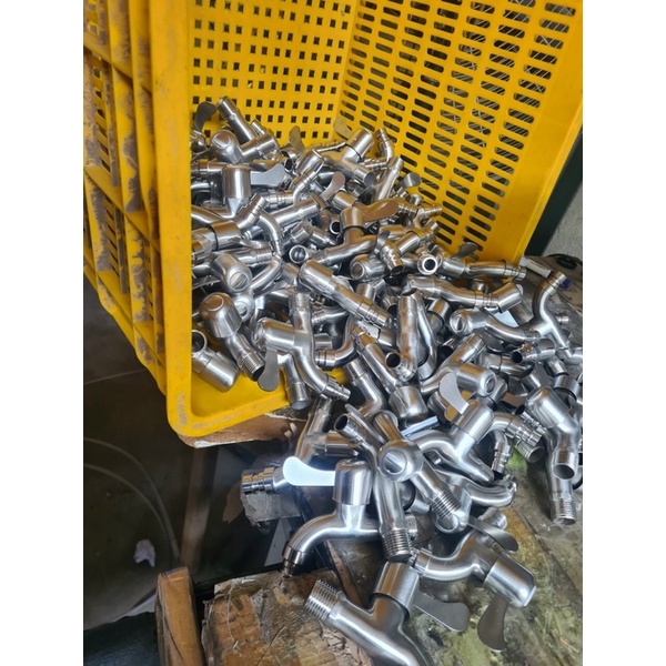 Vòi nước, vòi hồ tay gạt Inox 304 cao cấp xả nước siêu mạnh với thiết kế ưu việt