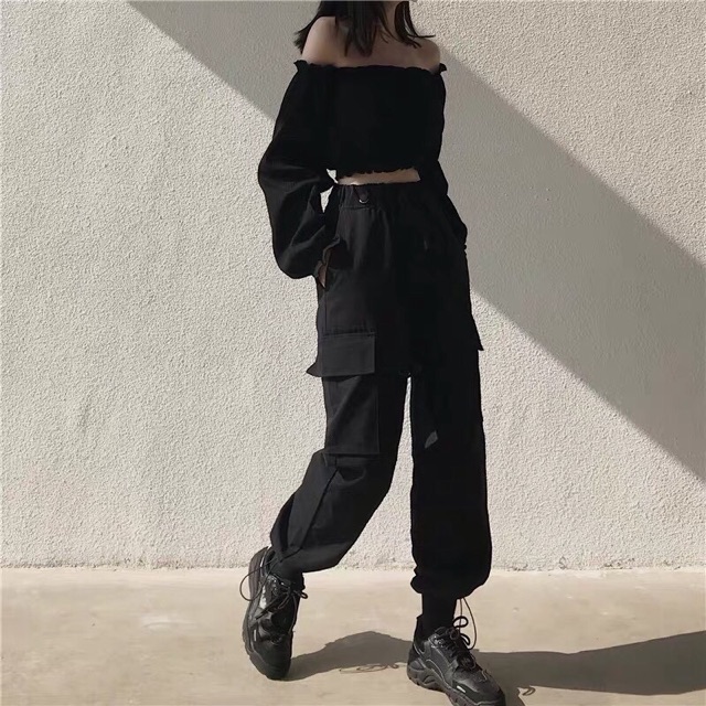 Quần Paci Pants (Kèm Belt) màu ĐEN/BE ❤️/Nam nữ unisex/Freeship 250k❤️