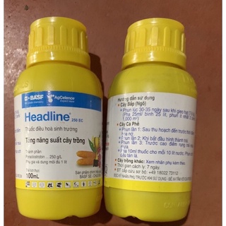 chất điều hoà sinh trưởng HEADLINE của cty BÀ