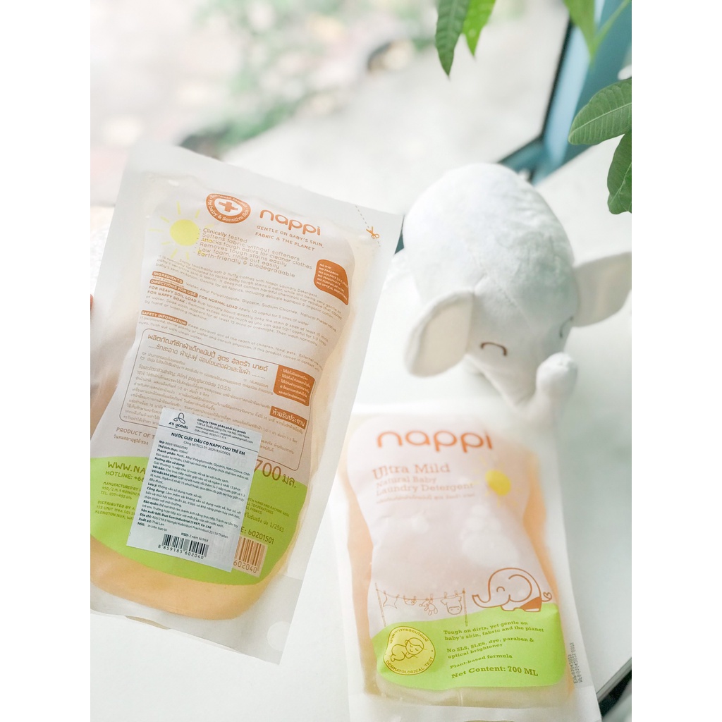 Nước giặt dầu cọ Nappi túi 700ml