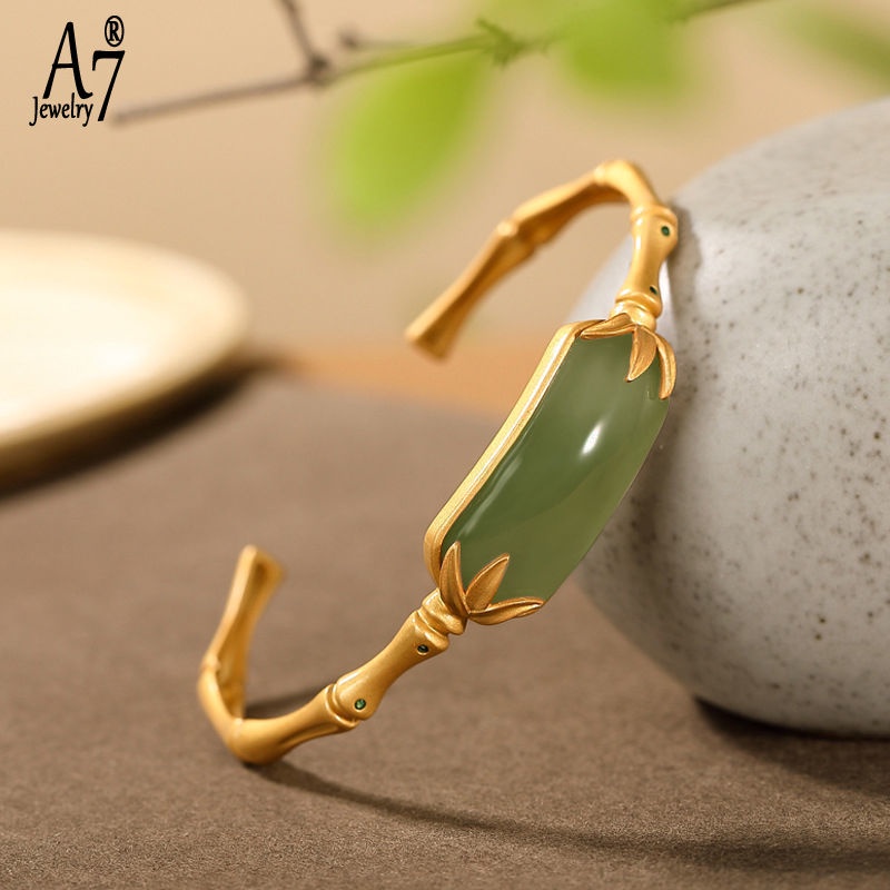 Vòng Tay Bạc 925 Đính Đá Kiểu Dáng Cổ Điển Thời Trang Cho Nữ