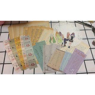 Set Basic packet làm Junk journal