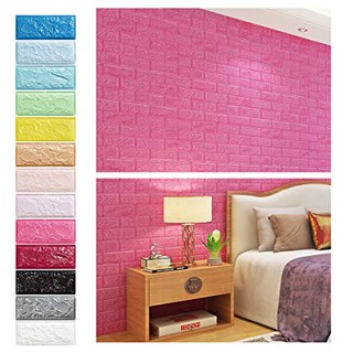 Xốp Dán Tường 3D Giả Gạch 70x77 cm độ dày 5mm  Nhiều Màu Tiện Lợi Cách Âm, Chống Nóng, Chống Ẩm Mốc