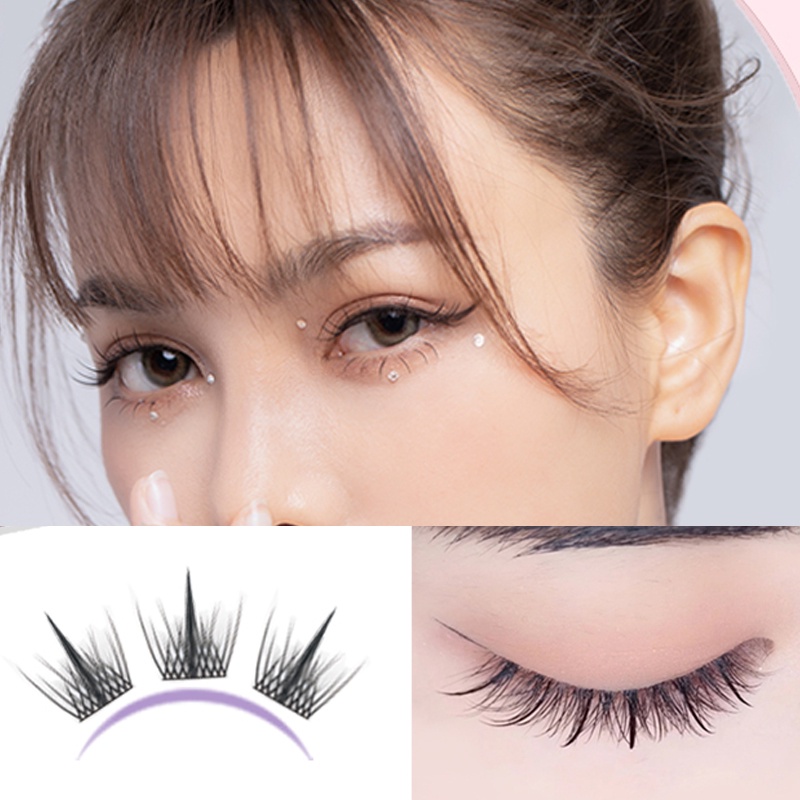 Set 50 Cụm Lông Mi Giả Hình Quạt Tiện Lợi Dành Cho Trang Điểm