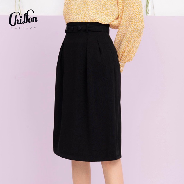 Chân váy công sở dáng dài sang chảnh, chân váy công sở