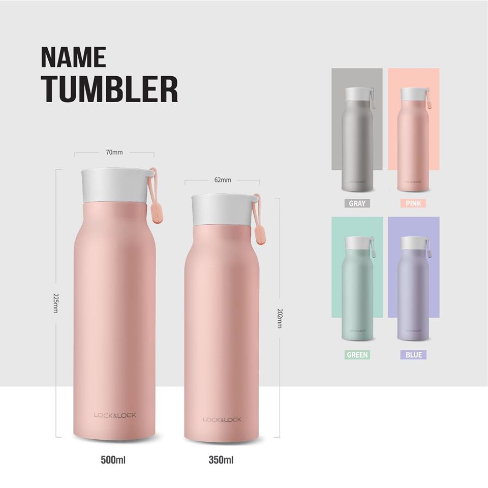 Bình Giữ Nhiệt Lock&Lock Name Tumbler New Version LHC4125 [500ML]