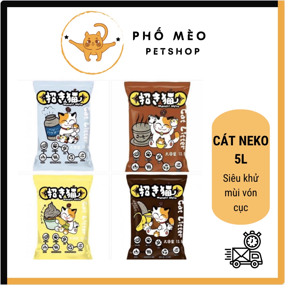 Cát vệ sinh cho mèo Neko 13,5l