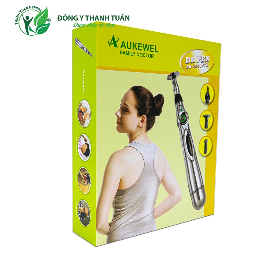 Bút dò huyệt châm cứu Aukewel AK2000 VII Đức - Giúp xung điện tần số thấp vào các điểm đau trên cơ thể