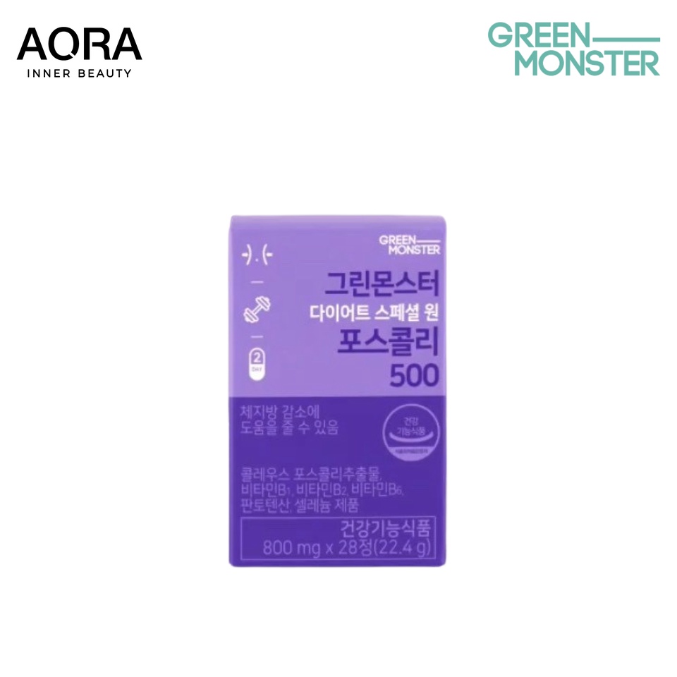 Viên uống giảm cân Green Monster Forskolin 500