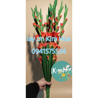 Hoa dơn lụa, hoa lay ơn - cành dài 90cm
