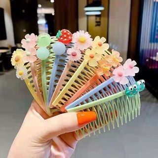 Lược cài tóc đính hoa đáng yêu cho cho bé - MS01