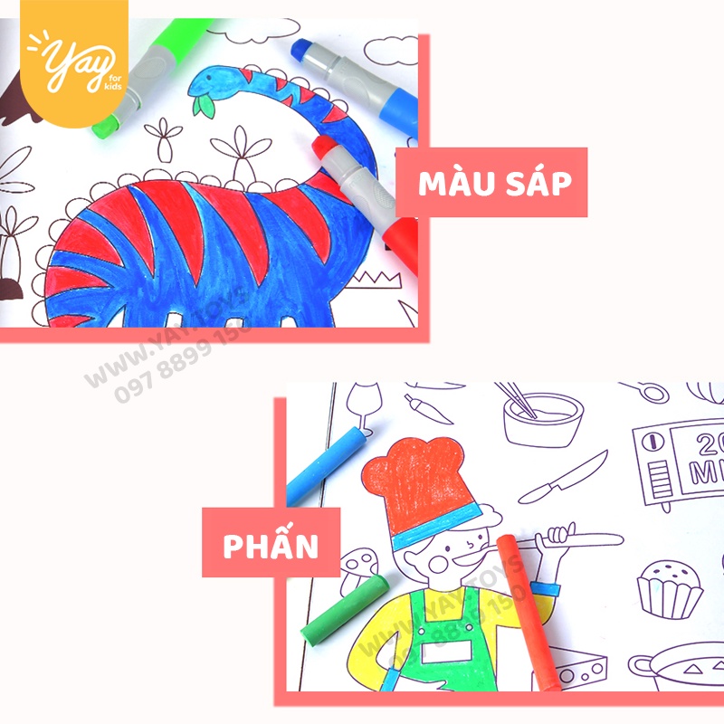 Bộ Đồ Chơi Tô Màu Hội Họa MIDEER Cho Bé Từ 3+