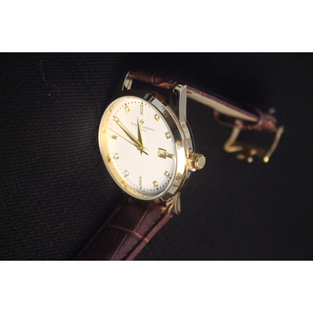 Đồng Hồ Nam Dây Da Thời Trang Cao Cấp Vacheron Constantin